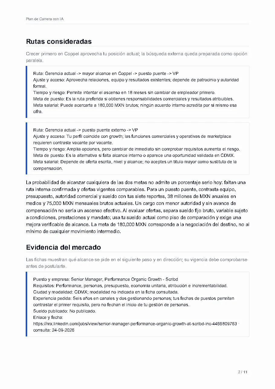 Las rutas que comparamos y por qué recomendamos una.